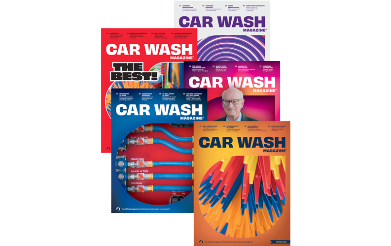 Cluster image of CAR WASH Magazine covers