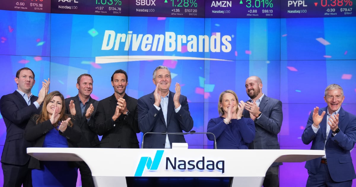 Driven Brands rings in the Nasdaq bell