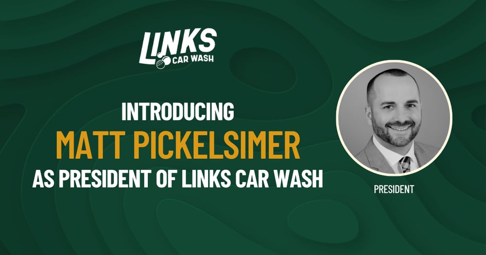 Matt Pickelsimer, New President of Links Car Wash
