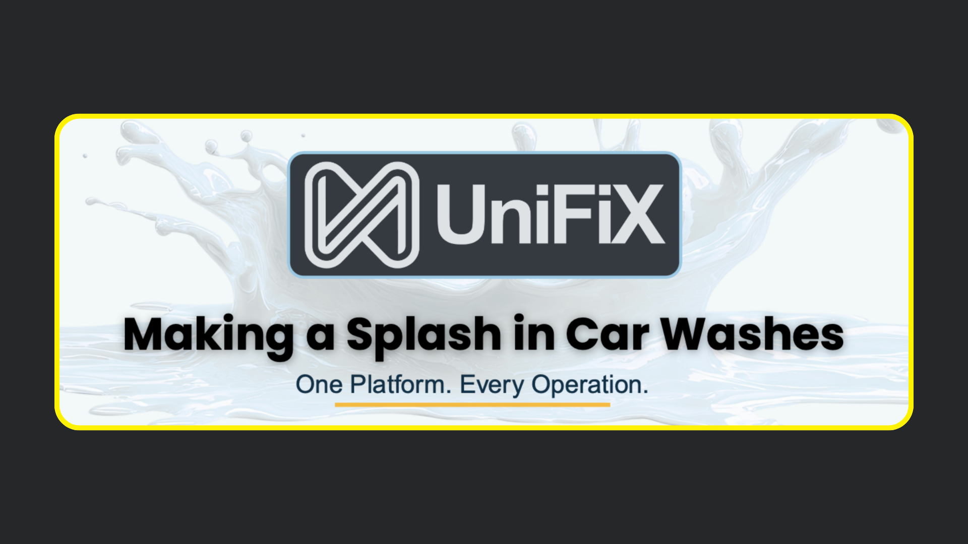 UniFiX is ready to make a splash!